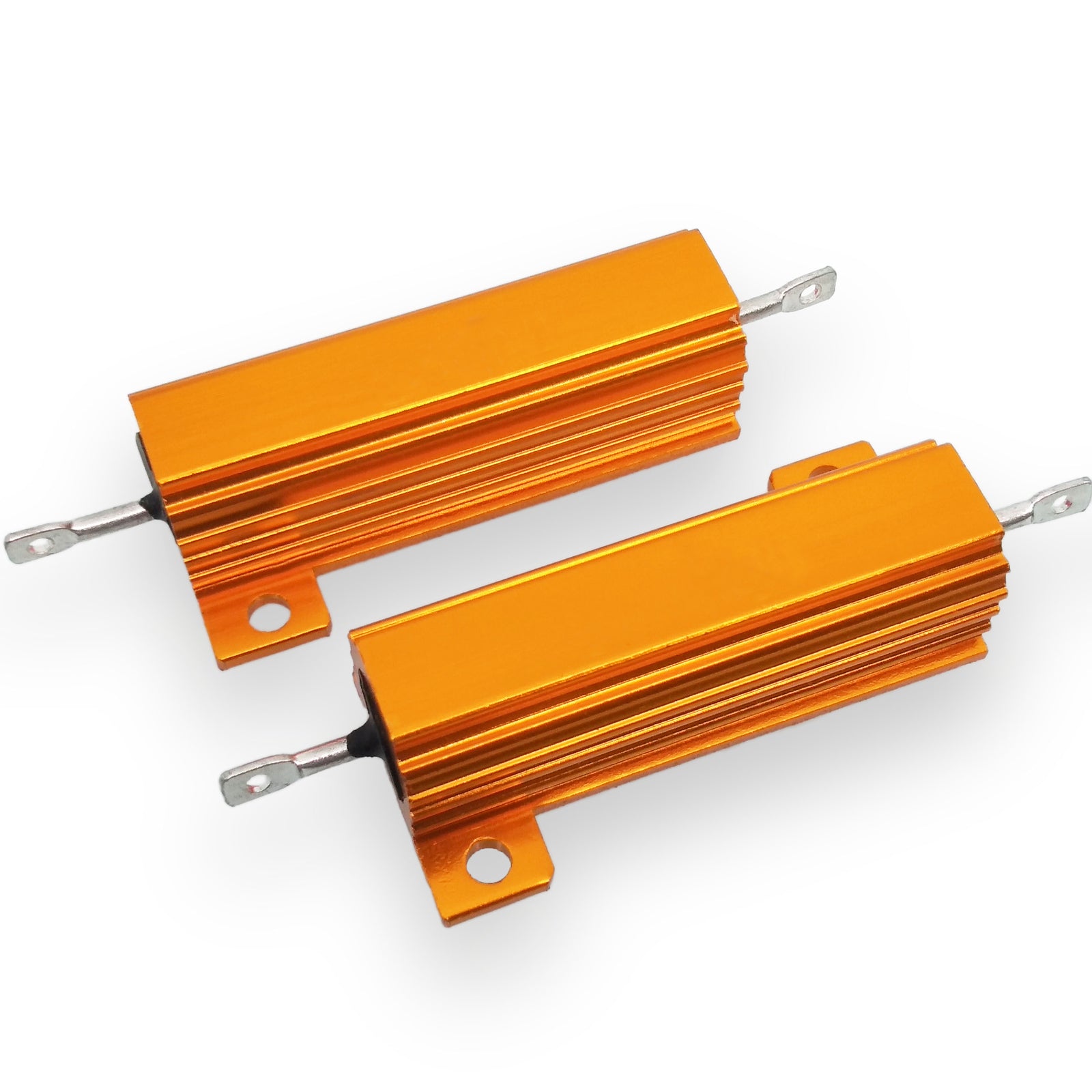 US Stock 4pcs 2 ohm 2 50W Watt Aluminum Housed Metal Case Wirewound Resistors