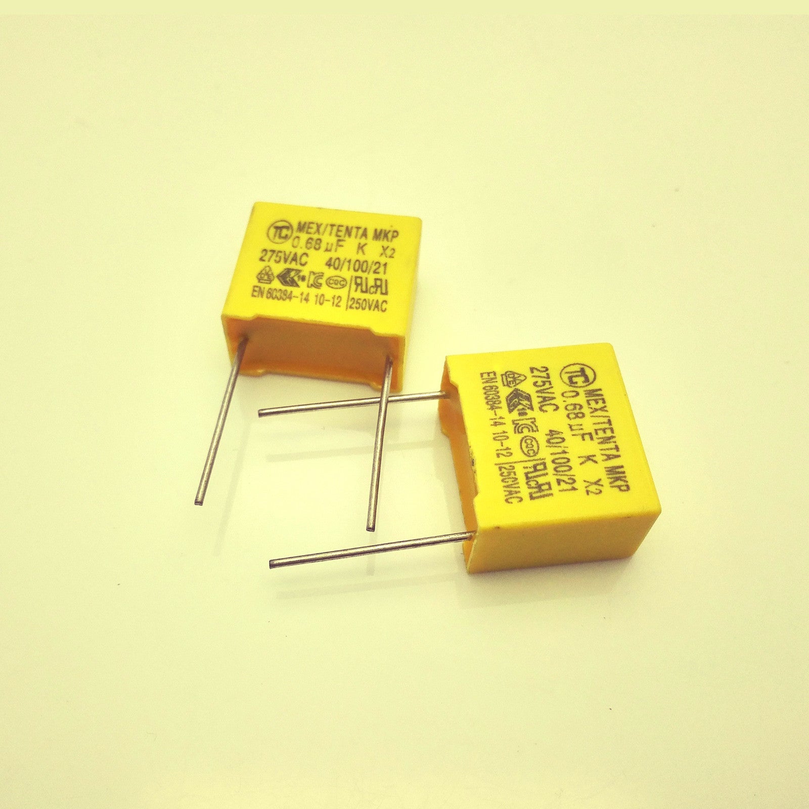 US Stock 10x Polyproplene Safety Capacitor 0.68uF 684K 10% MKP X2 275V Pitch15mm