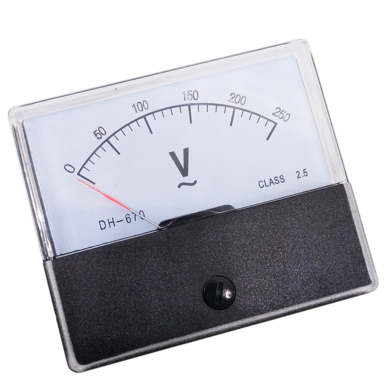 Analog Panel Volt Voltage Meter Voltmeter Gauge DH-670 0-250V AC