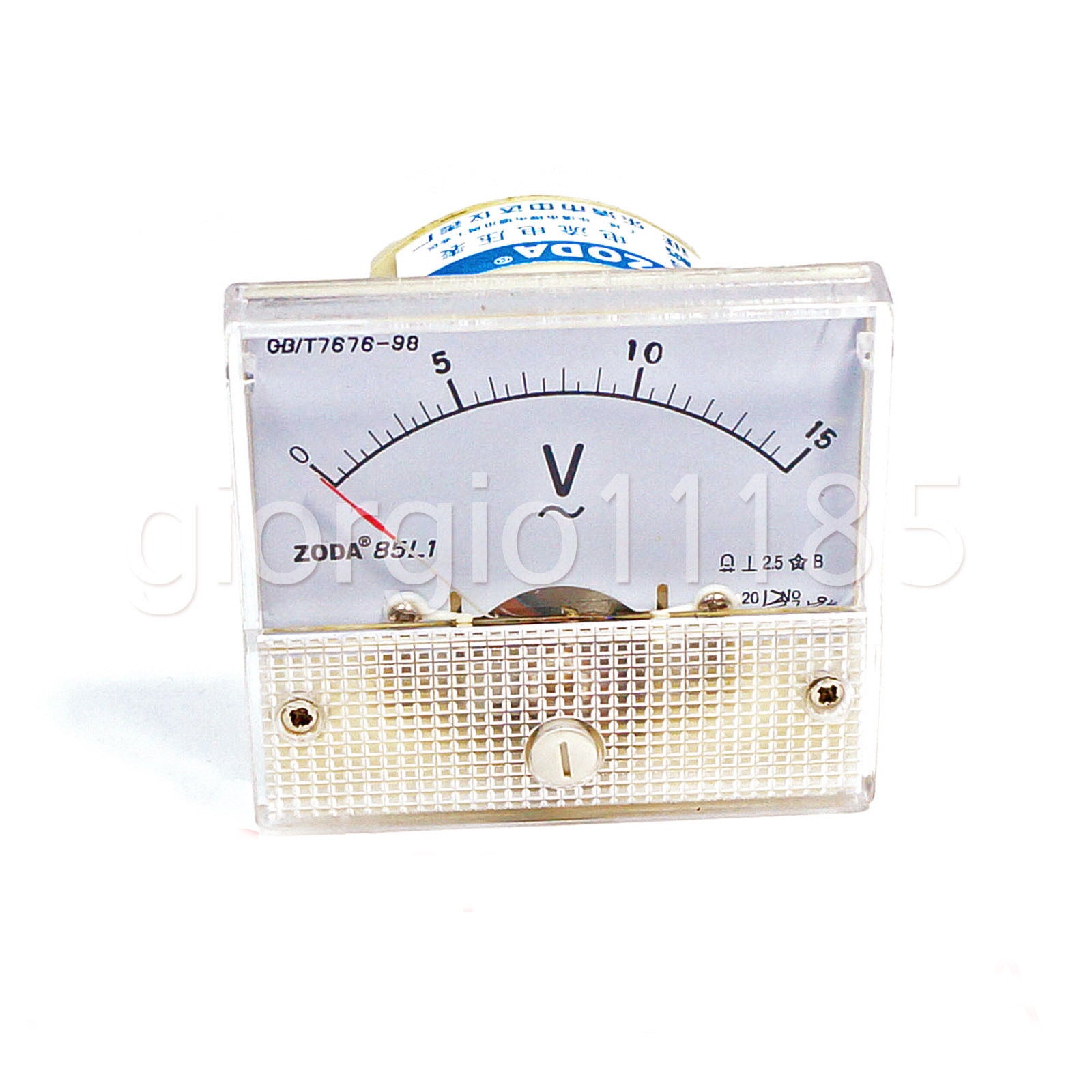 AU Stock Analog Voltmeter Panel Pointer Volt Voltage Meter Gauge 85L1 AC 0-15V