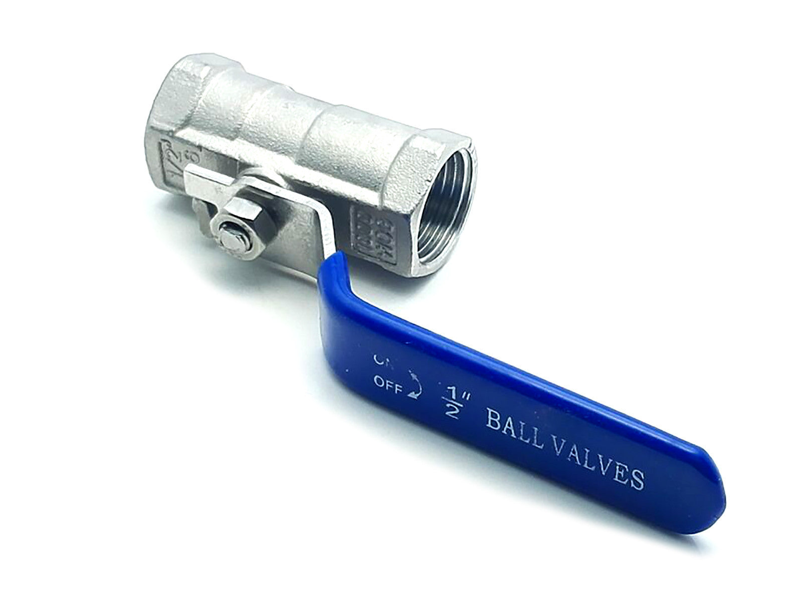 US Stock 1/2" NPT Female 1-Piece 316 Stainless Steel Port Ball Valve WOG1000