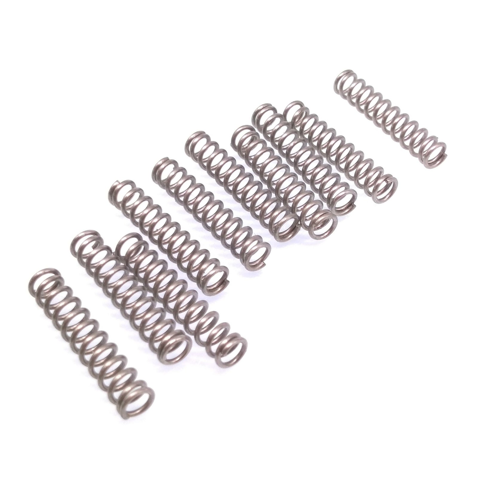 10pcs 0.8mm x 6mm x 25mm Stainless Steel Compression Spring Pressure Spring