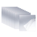 10pcs Flexible Mirror Sheet 50 x 50 x 0.3mm ±10% Self Adhesive Wall Sticker