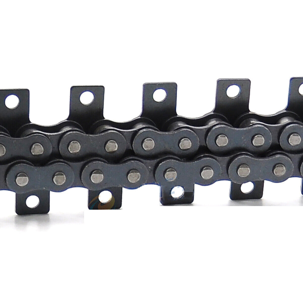 1.524M 08B-1 Roller Chain 1/2" Drive Chain Ears Hole 6.5mm +Lock Link