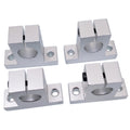 US Stock 4pcs SK20 20mm CNC Aluminum Linear Rail Shaft Guide Support Bearing