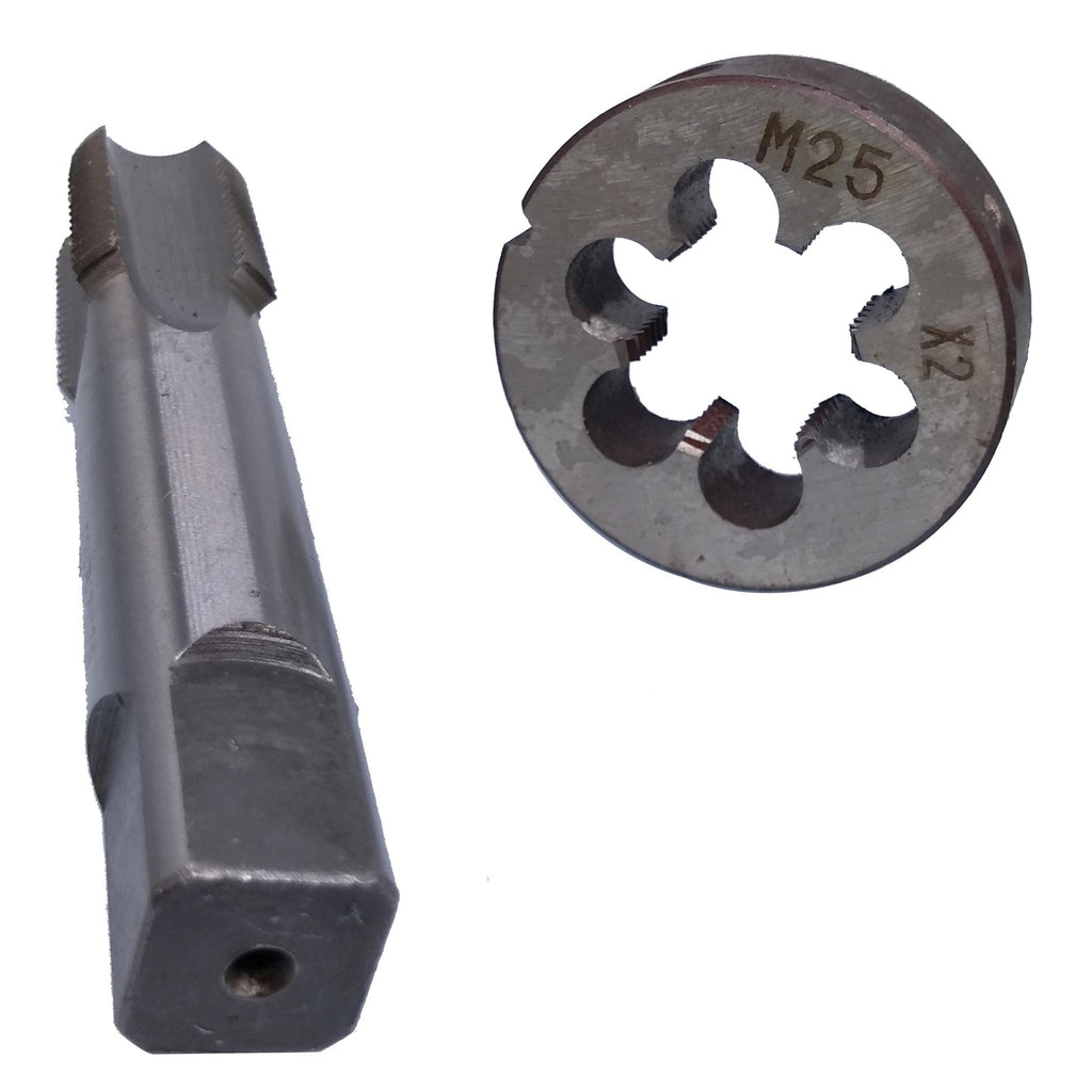 US Stock HSS M25 x 2mm Tap & M 25 x 2.0mm Die Metric Thread R ight Hand
