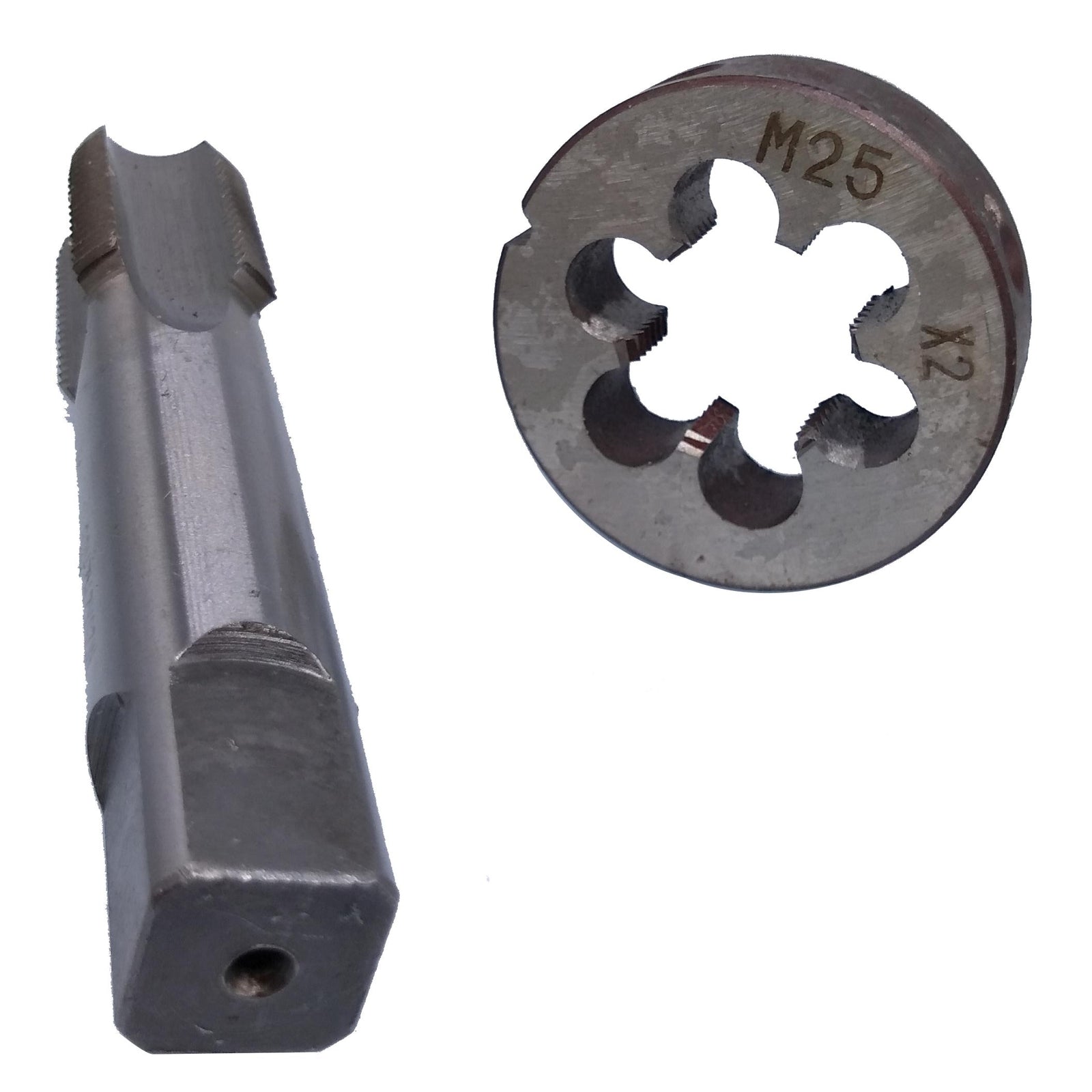US Stock HSS M25 x 2mm Tap & M 25 x 2.0mm Die Metric Thread R ight Hand