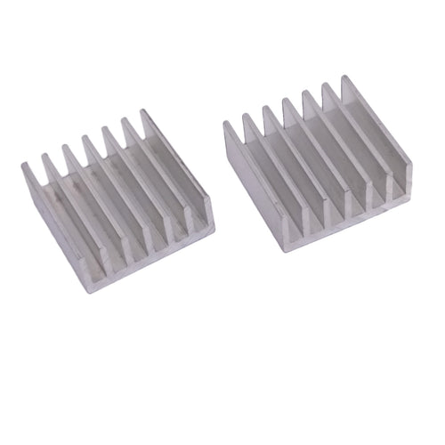 20 pcs  Aluminum Heat Sink 14 X 14 X 6mm For IC DDR DDR2 DDR3 RAM Memory