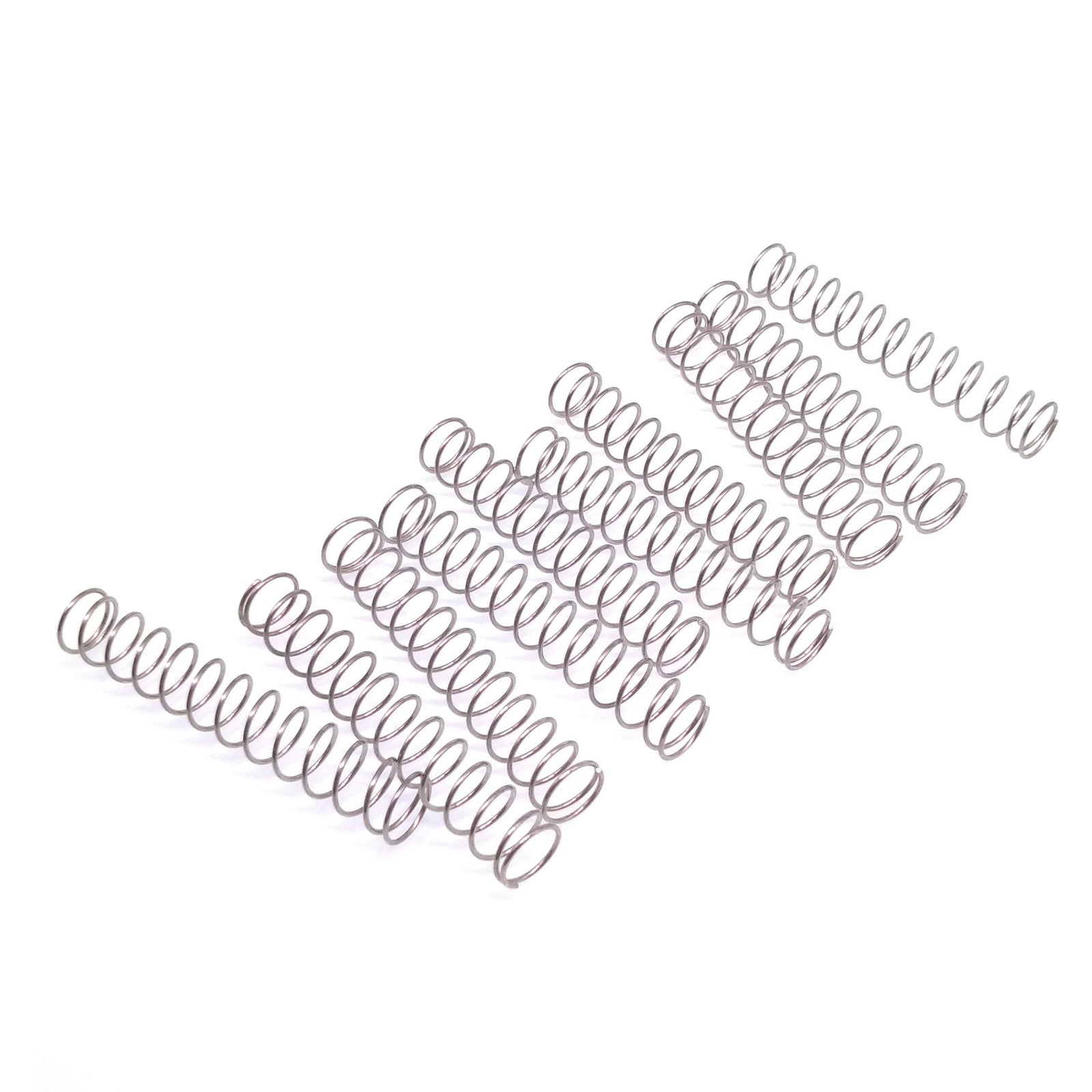 10x 0.6mm Wire Dia Stainless Steel Compression Spring Pressure OD 9mm Length 45