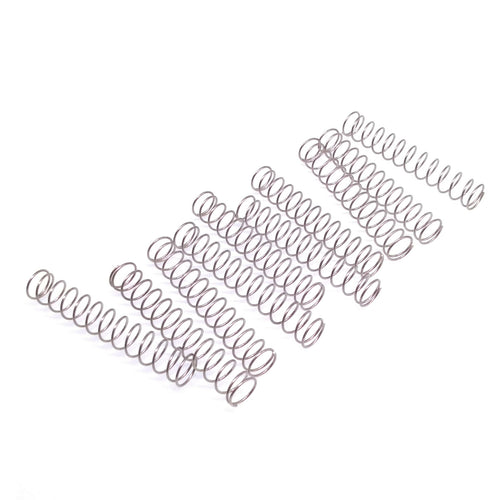 10x 0.6mm Wire Dia Stainless Steel Compression Spring Pressure OD 9mm Length 45