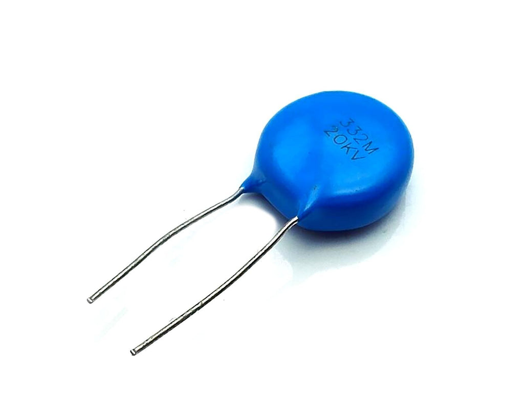 US Stock 5pcs Ceramic Disc Capacitors 3300pf 3.3nf 0.0033uf 332 20000V 20KV