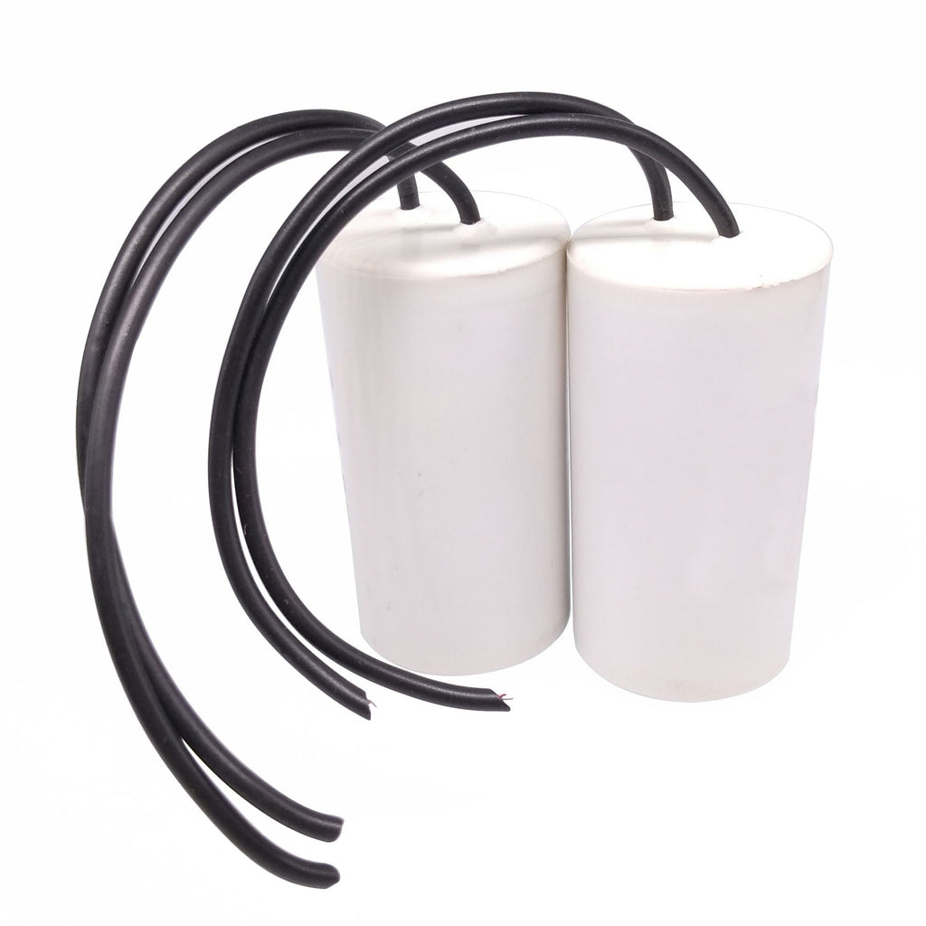 2pcs Capacitor Max 450V AC 8uF CBB60 For 250V AC 33mm x 64mm