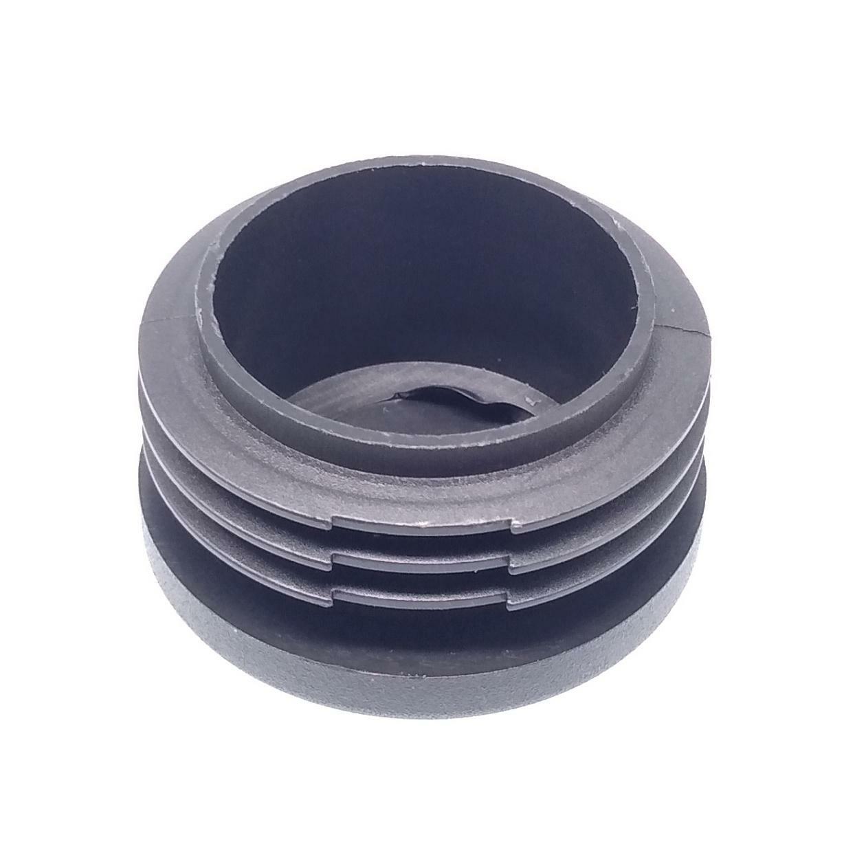 20pcs Round Plastic Black Blanking End Cap Caps Tube Pipe Inserts Plug Bung 38mm