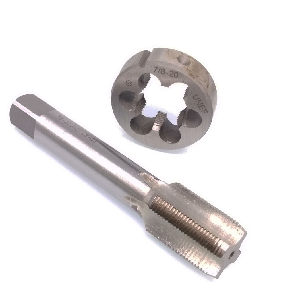 US Stock HSS 7/8-20 UNEF Tap & 7/8-20 UNEF Die Right Hand