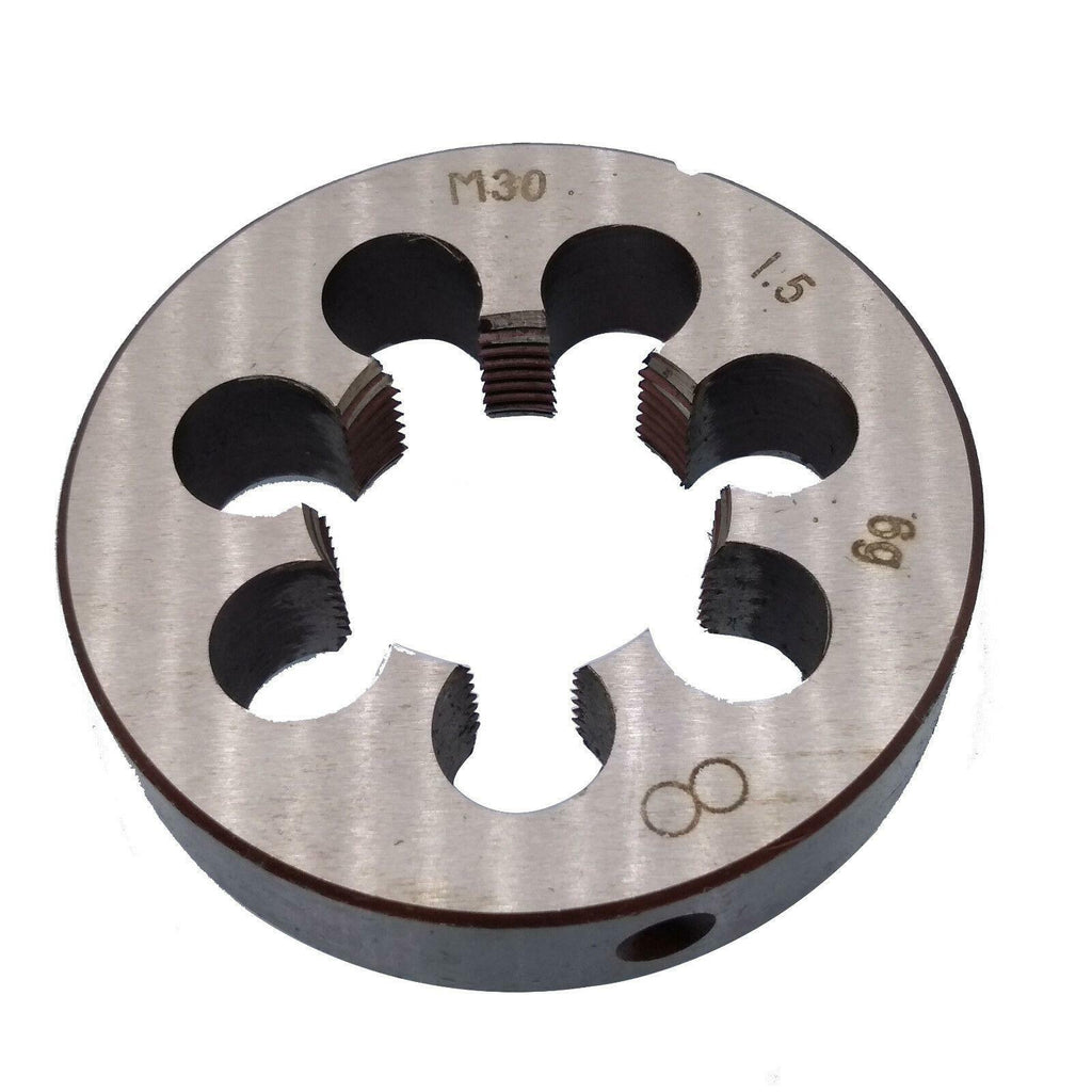 HSS M30 x 1.5mm Taper & Plug Tap & M30 x 1.5mm Die Metric Thread Right Hand