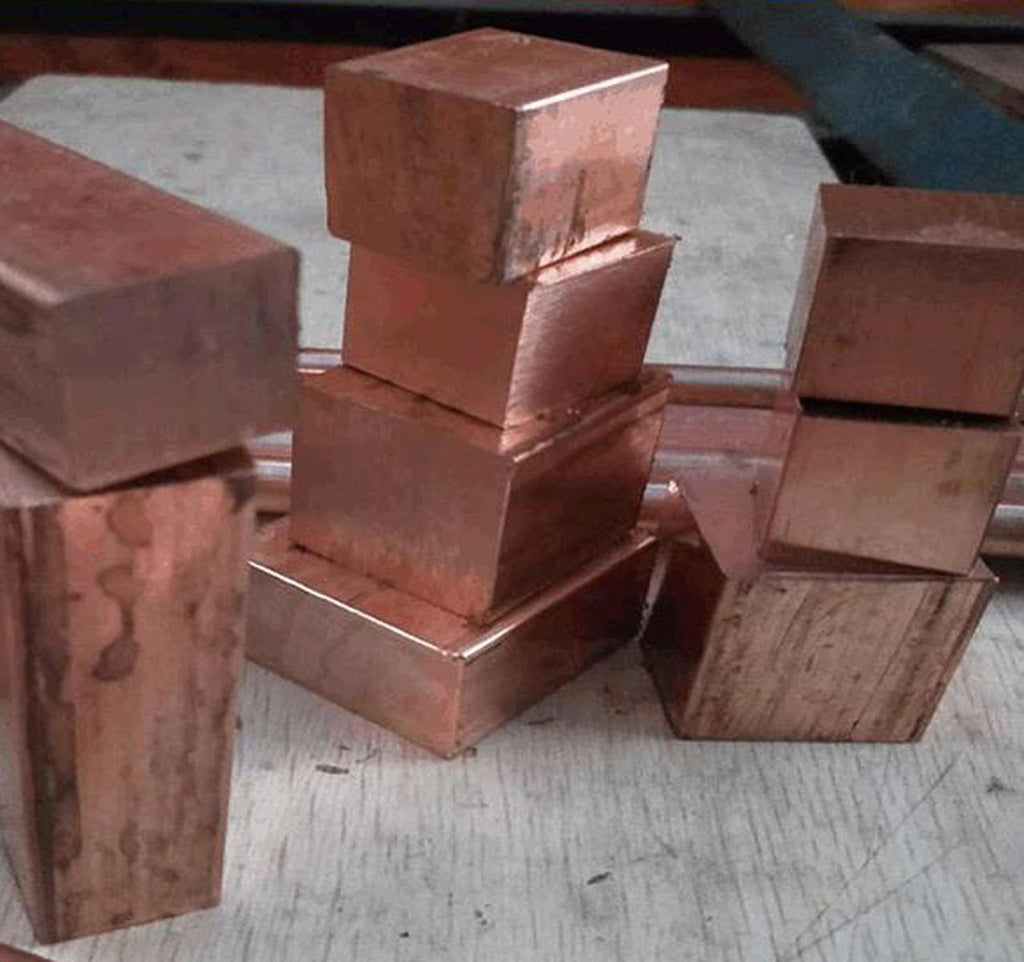 US Stock 50mm x 50mm x 60mm 99% Cu T2 Copper Flat Bar Stock