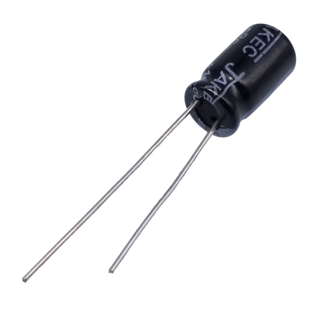 US Stock 50pcs Electrolytic Capacitors 220uF 220mfd 16V +105℃ Radial 6 x 12mm