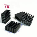 US Stock 10pcs 22 x 22 x 10mm Heat Sink Cooling Aluminum Heatsink CPU IC LED