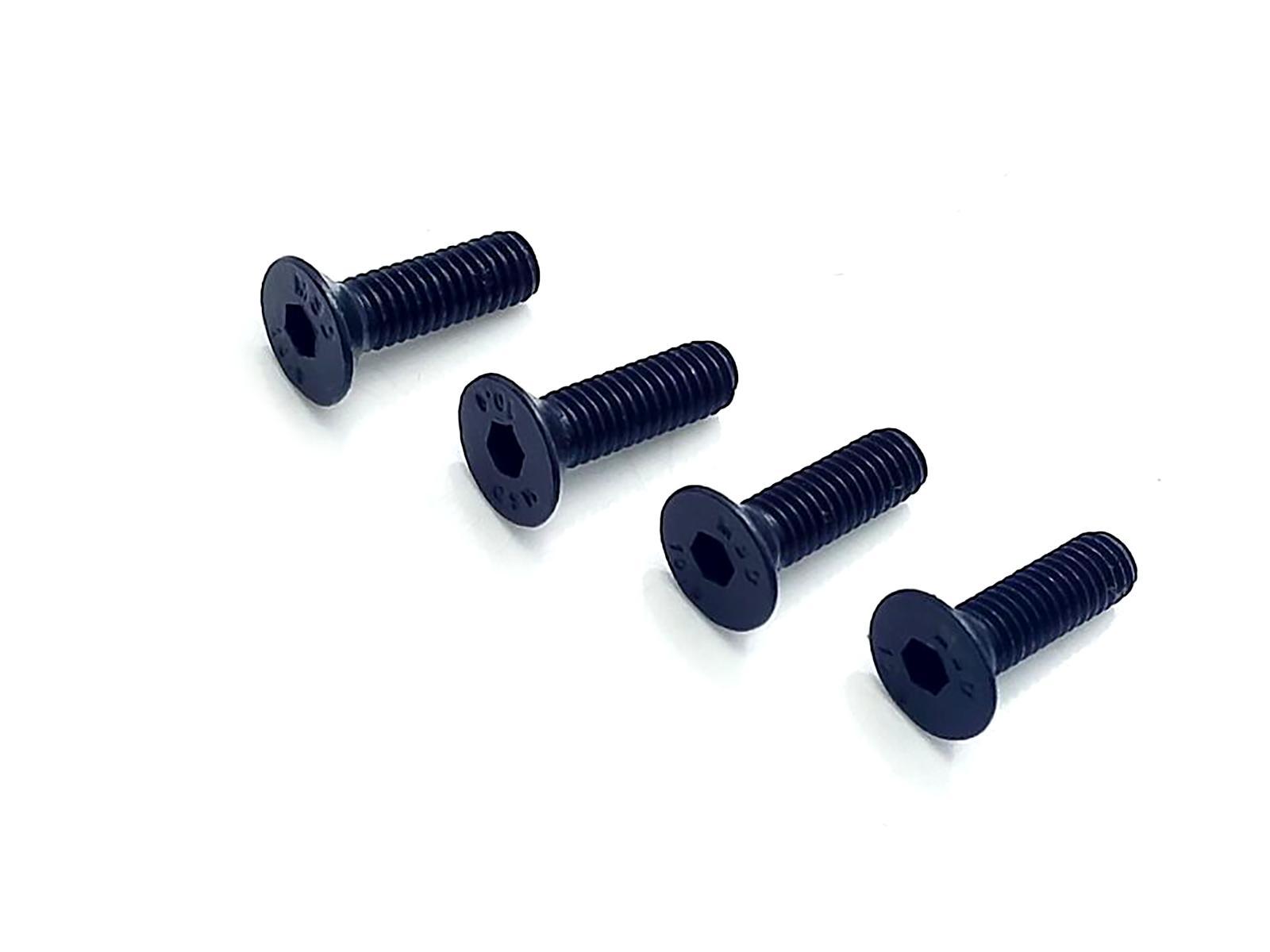 US Stock 50x M3 x 10mm Grade 10.9 Flat Countersunk Hex Socket Bolts Screws Black