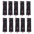 US Stock 10pcs Battery Holder Box Case w/Wire 4 X AA 6V