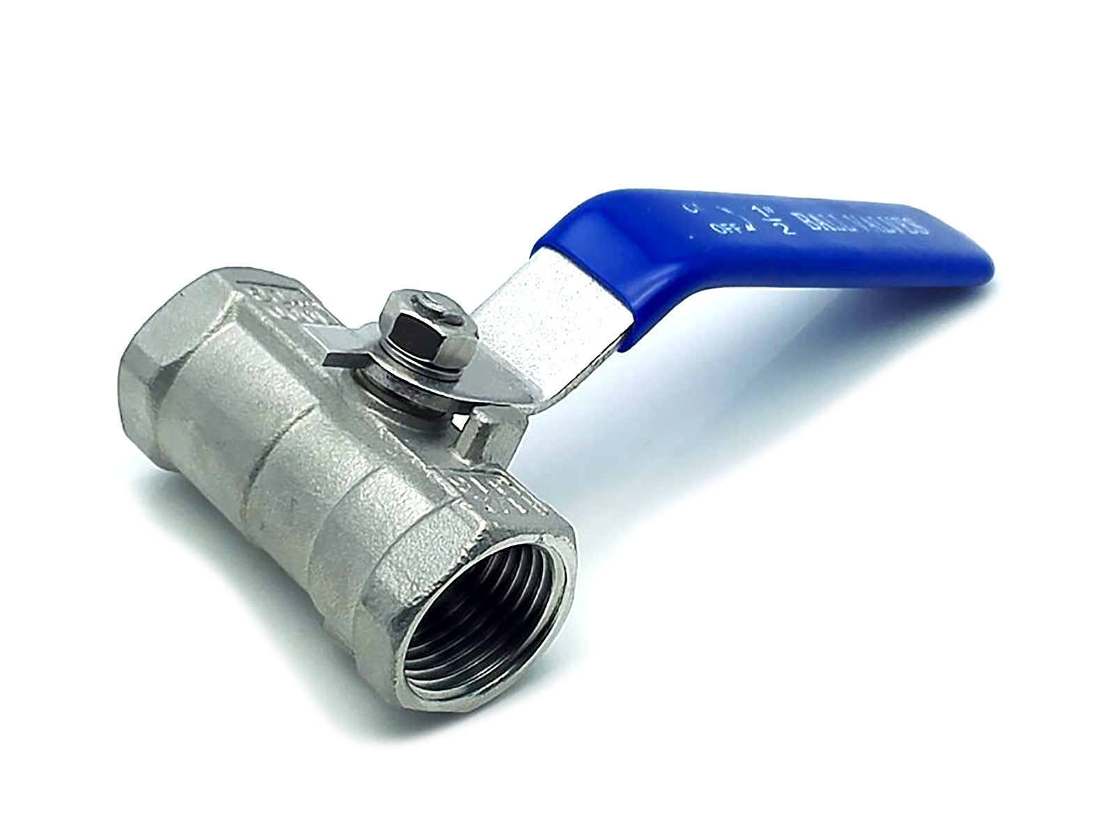 US Stock 1/2" NPT Female 1-Piece 316 Stainless Steel Port Ball Valve WOG1000