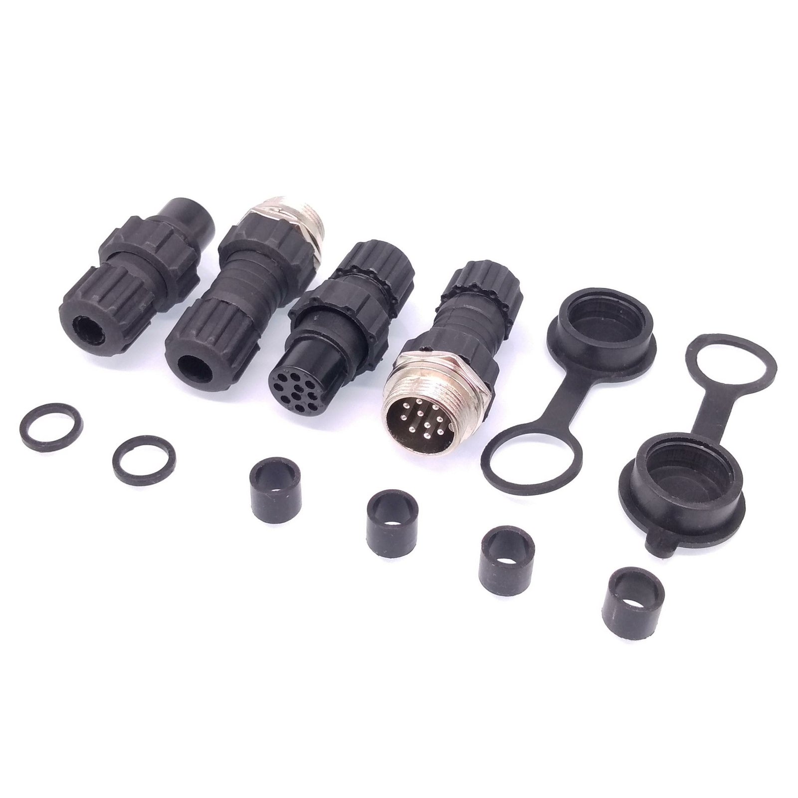 2Sets GX16 Waterproof Aviation Connector Plug Socket Sensor 10pin