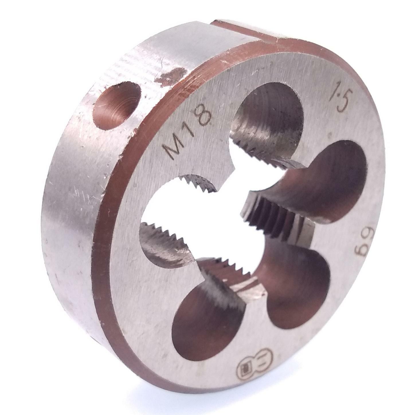 AU Stock HSS M18x1.5 Taper & Plug Tap & M18 x 1.5mm Die Metric Thread Right Hand