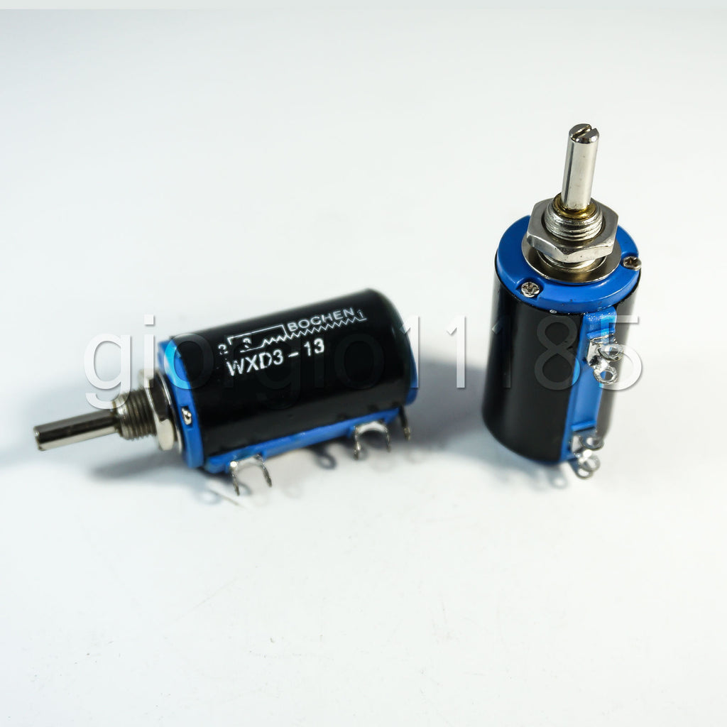 US Stock 2x 100K ohm WXD3-13 Rotary Multi-turn Wirewound Precision Potentiometer