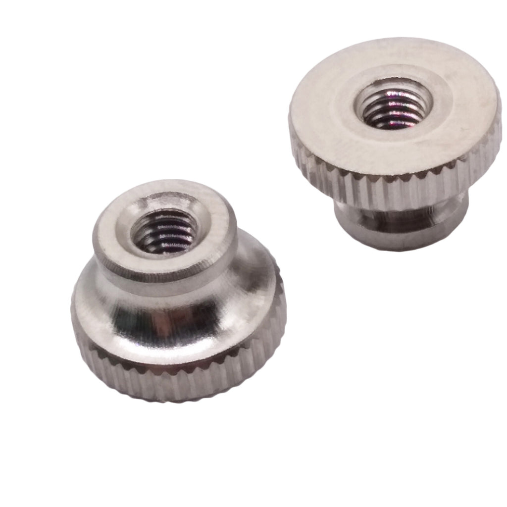 US Stock 5pcs M4 x 0.7mm Stainless Steel Knurled Thumb Nut Right Hand Thread