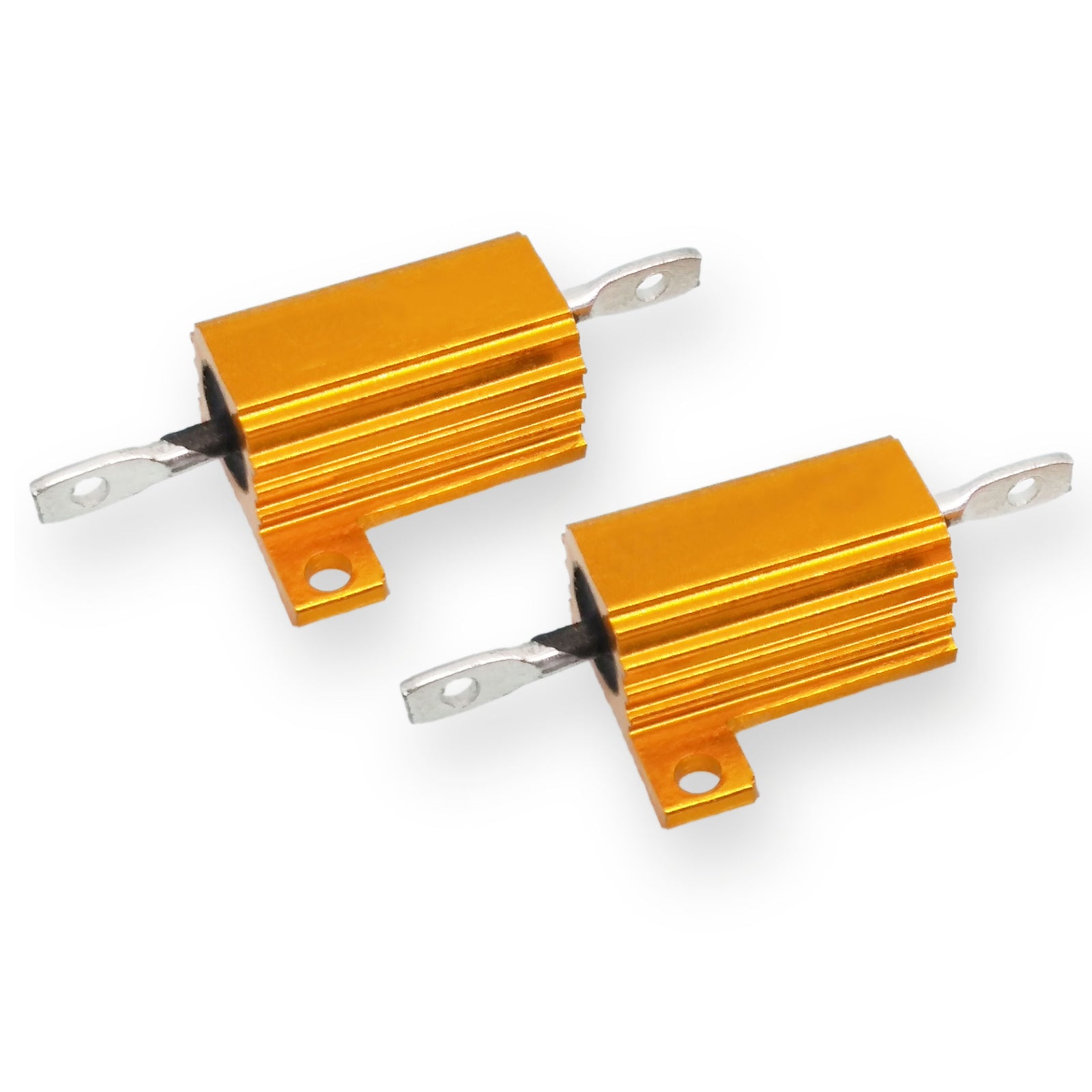 US Stock 5pcs 2 ohm 2R 10W Watt Aluminum Housed Metal Case Wirewound Resistors