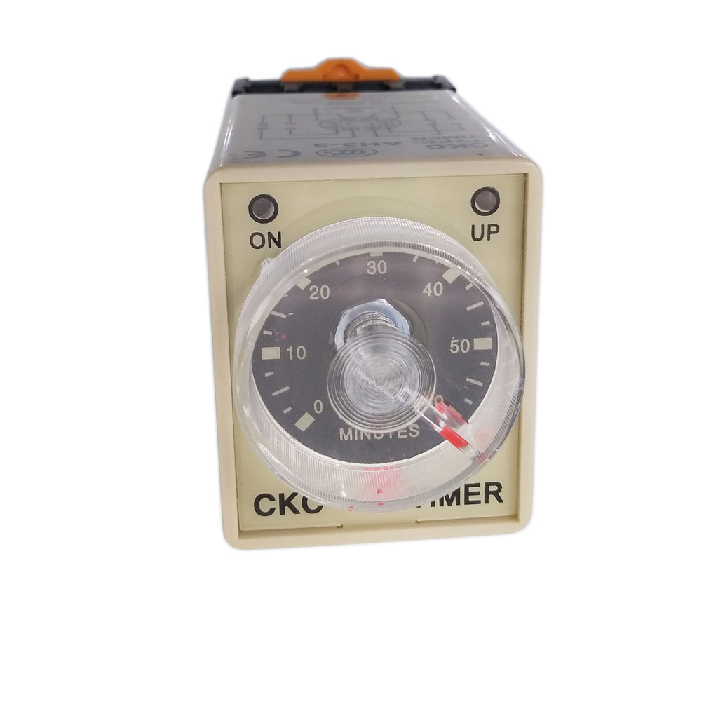 US Stock AH3-3 0-60 Minutes 8 Pin Housing Delay Timer Time Relay 110VAC + Base