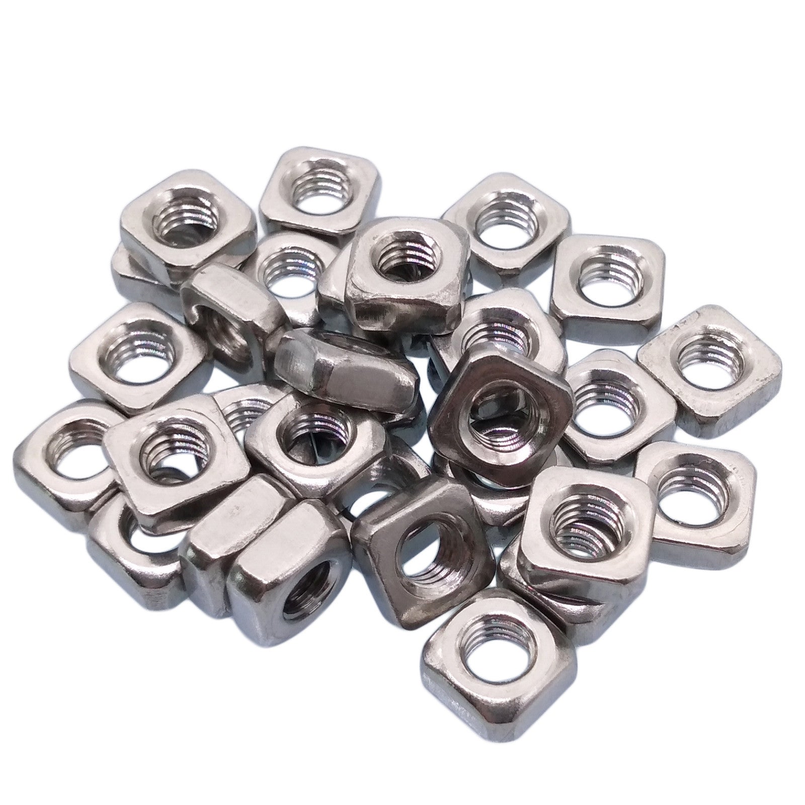 US Stock 20x M4 4mm Stainless Steel A2 Square Nuts For Metric Screws Bolt DIN557