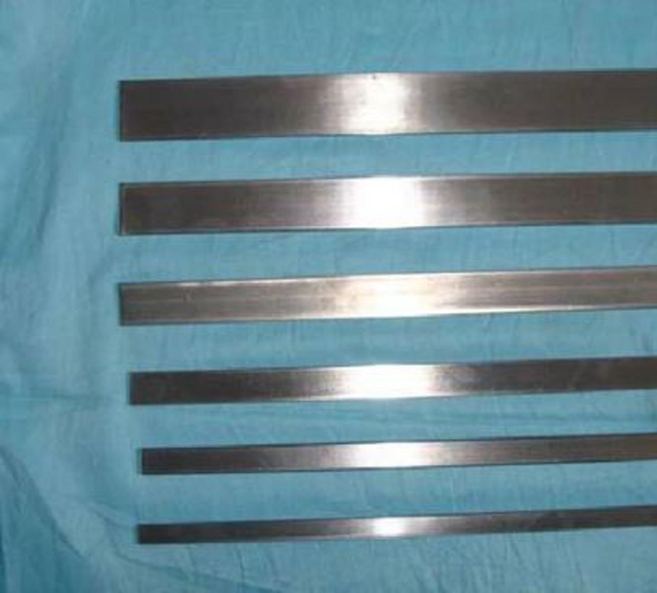 AU Stock 1 Piece 440C 9CR18MO Stainless Steel Plate Bar 4mm x 30mm x 300mm