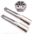 HSS M22 x 1.5mm Taper & Plug Tap & 22x1.5mm Hexagon Die Metric Thread Right Hand