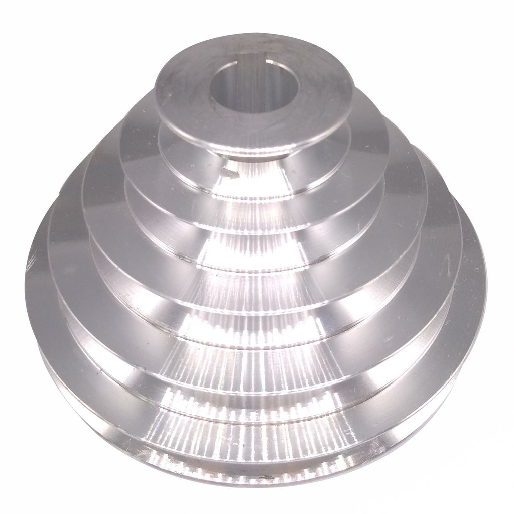 25mm Bore 5 Step A Type V-Belt Pagoda Pulley Belt Outter Dia 54-150mm