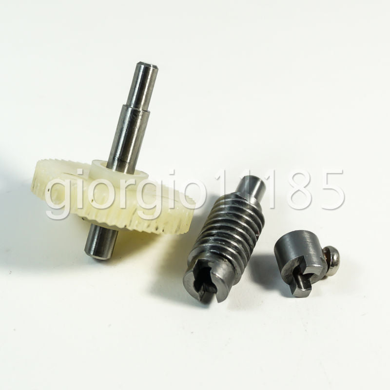 US Stock Metal Worm Wheel & Plastic Gear Reducer Reduction Gearset Set For DIY