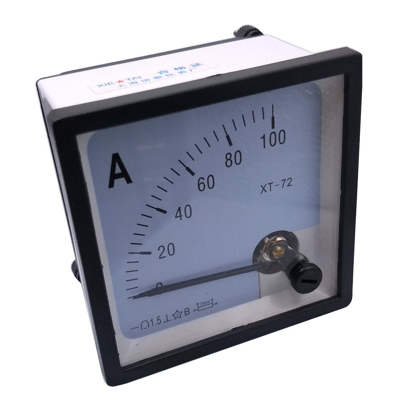 US Stock DC 0 ~ 100A Analog AMP Current Needle Panel Meter Ammeter XT-72 & Shunt