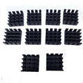 US Stock 10pcs 14 x 14 x 7mm Heat Sink Cooling Aluminum Heatsink CPU IC LED