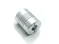 US Stock 10x14mm Flexible Shaft Coupling Rigid Stepper Motor Coupler D25mm L30mm