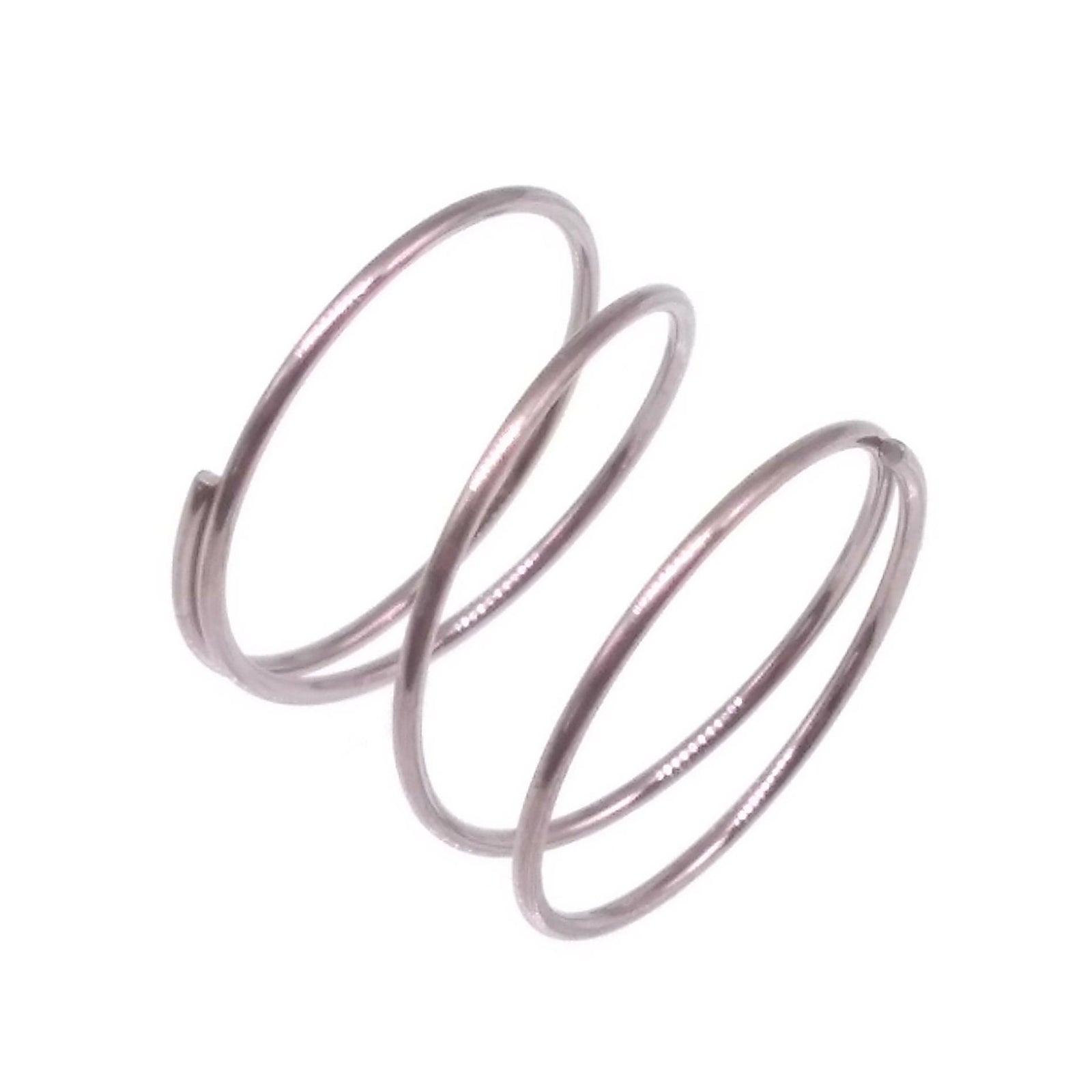 10x 0.6mm Wire Dia Stainless Steel Compression Spring Pressure OD 12mm Length 10