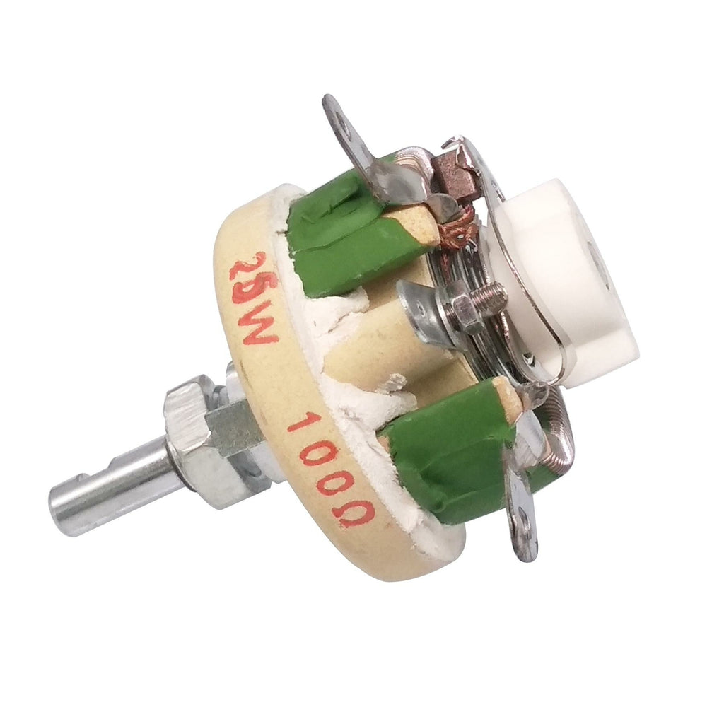 25W 100 OHM High Power Wirewound Potentiometer, Rheostat, Variable Resistor
