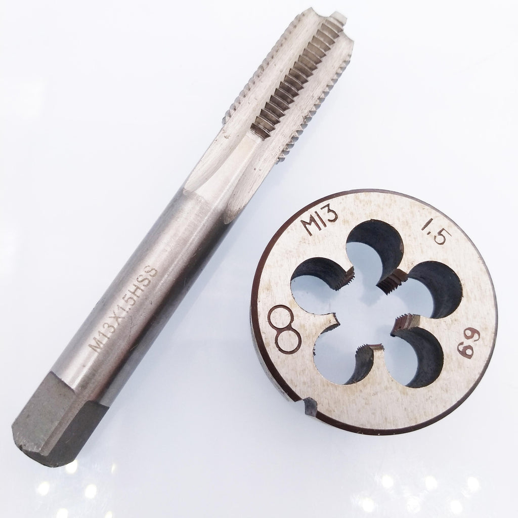 US Stock HSS M13 x 1.5mm Tap & M13 x 1.5mm Die Metric Thread Right Hand