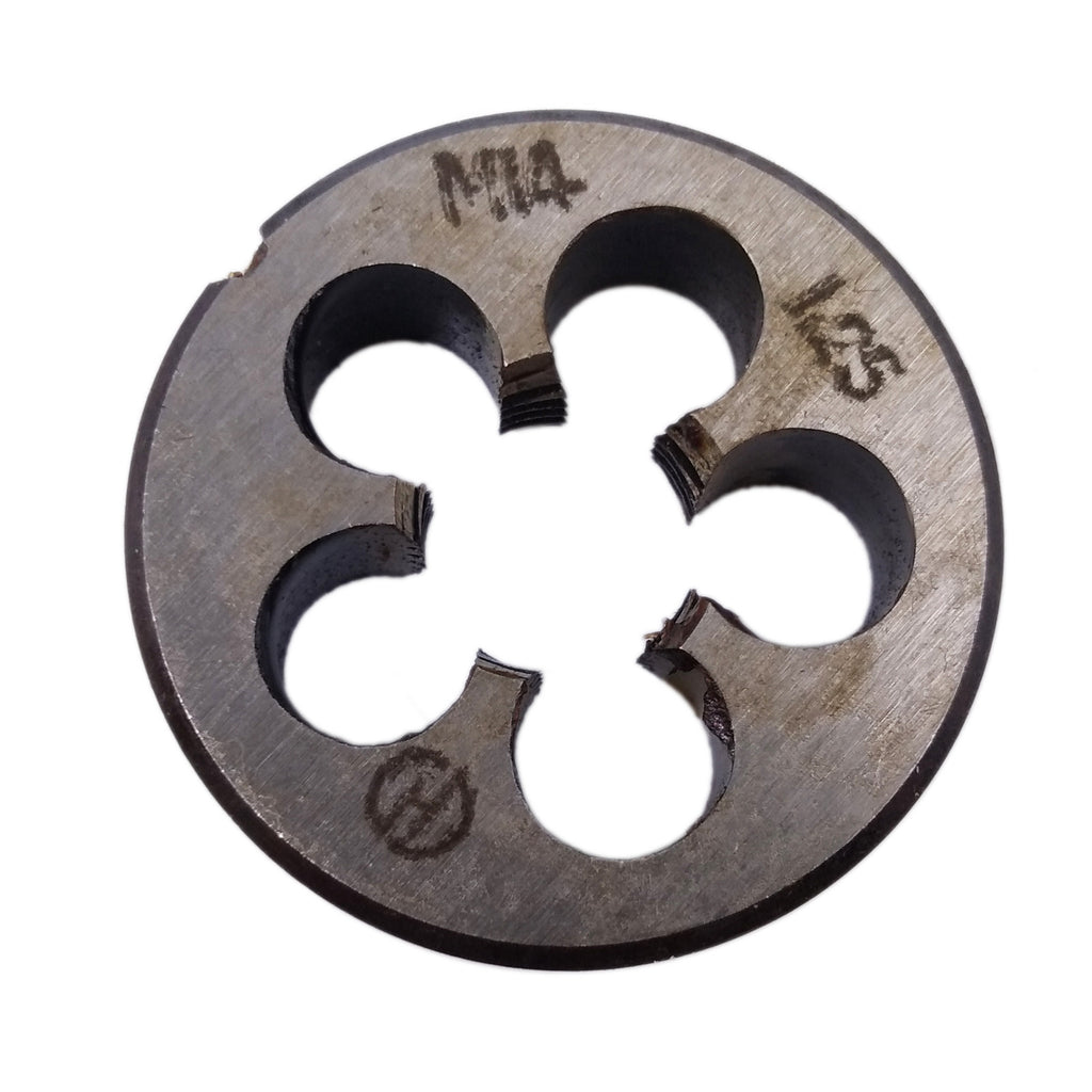 HSS 14mm x 1.25 Metric Die Right Hand Thread M14 x 1.25mm Pitch