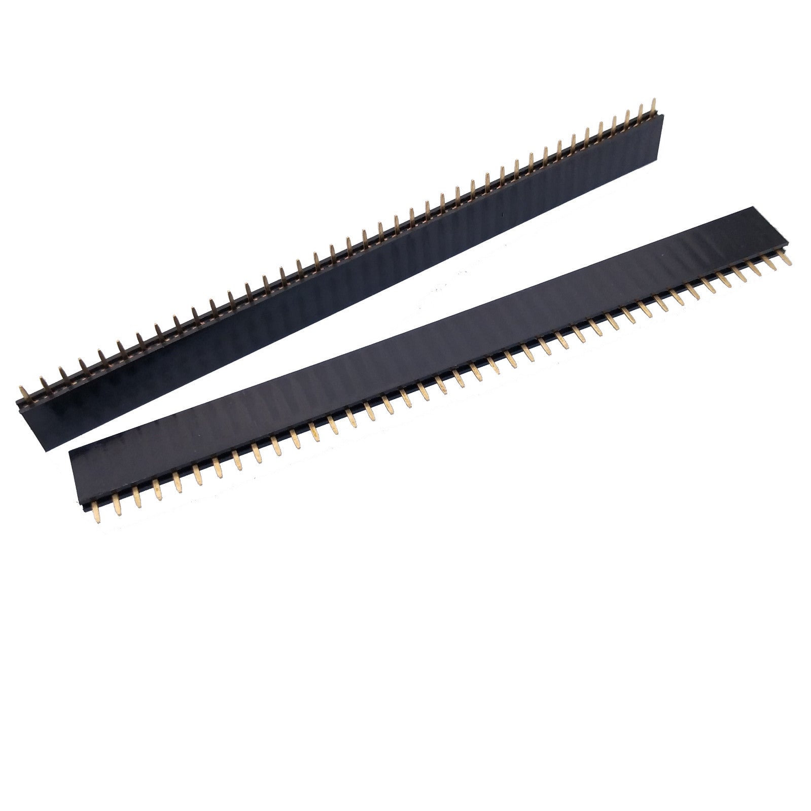 US Stock 50pcs 40-Pin 40P 2.54mm Single Row Straight Female Pin Header Strip
