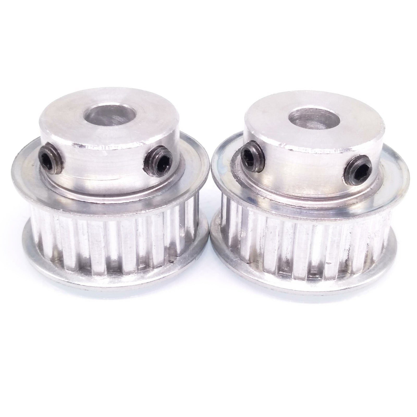 2x XL 18T Timing Belt Pulley Synchronous Wheel 8mm Bore For 10mm Width Belt