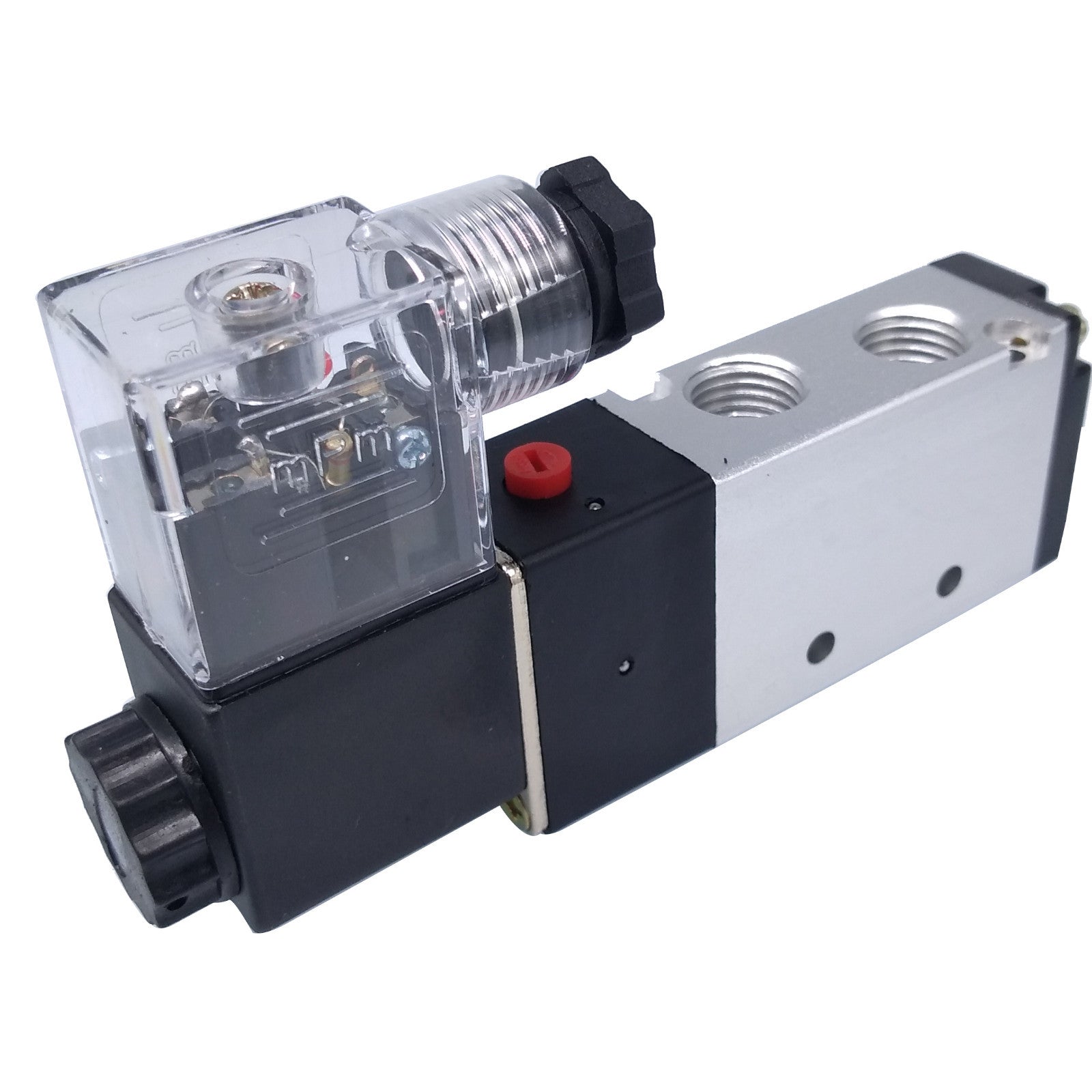 US Stock 110VAC Pneumatic Electric Solenoid Air Valve 5 Way 2 Position 4V210-08