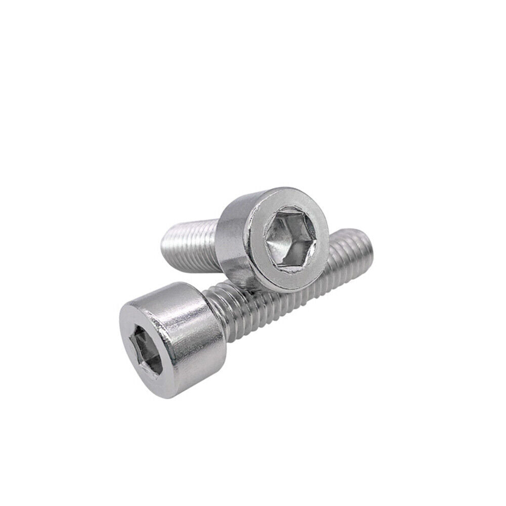 50pcs 304 Stainless Steel Allen Hex Socket Bolts Cap Head Screws M3.5 x 8mm