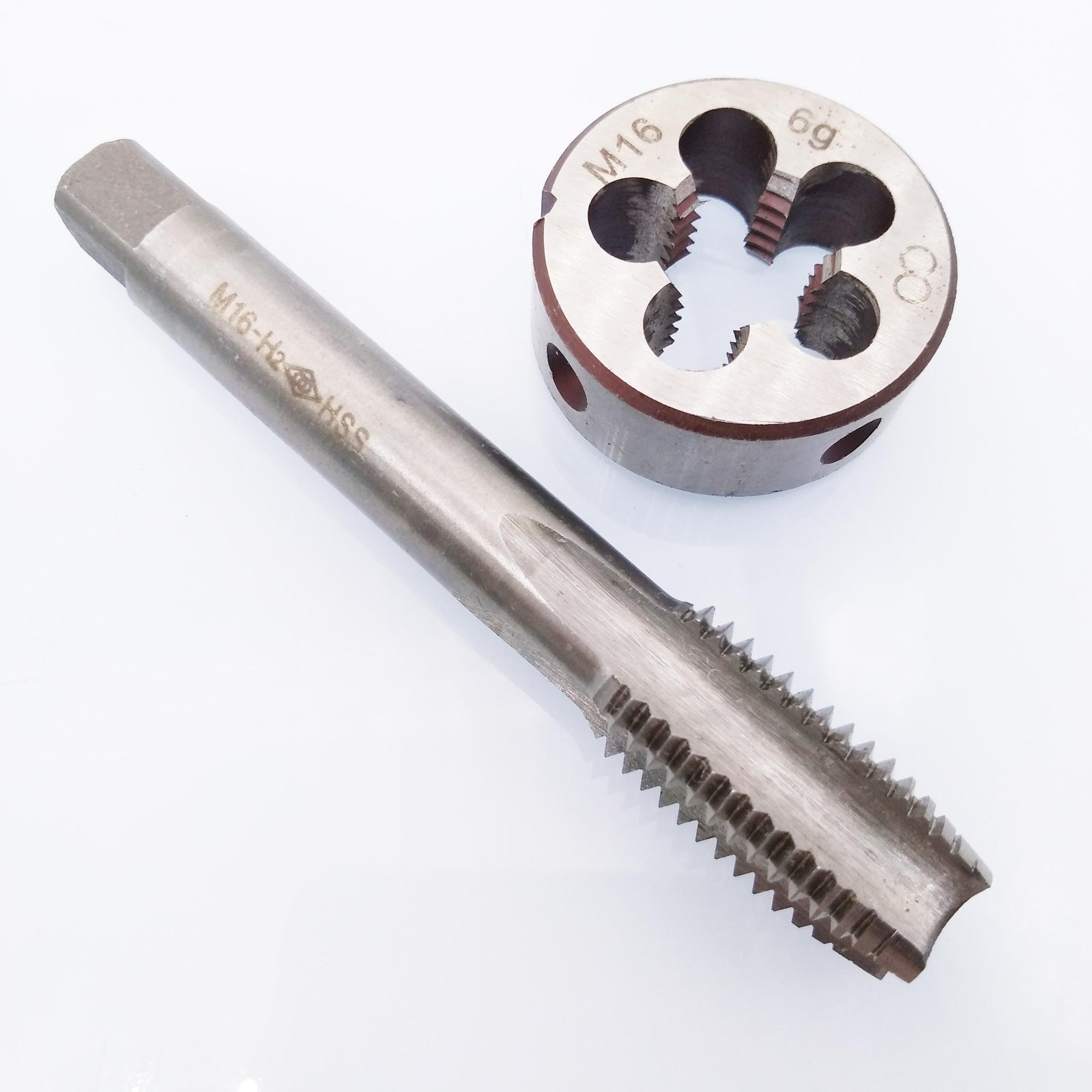 AU Stock HSS M16 x 2mm Tap & M16 x 2.0mm Die Metric Thread Right Hand