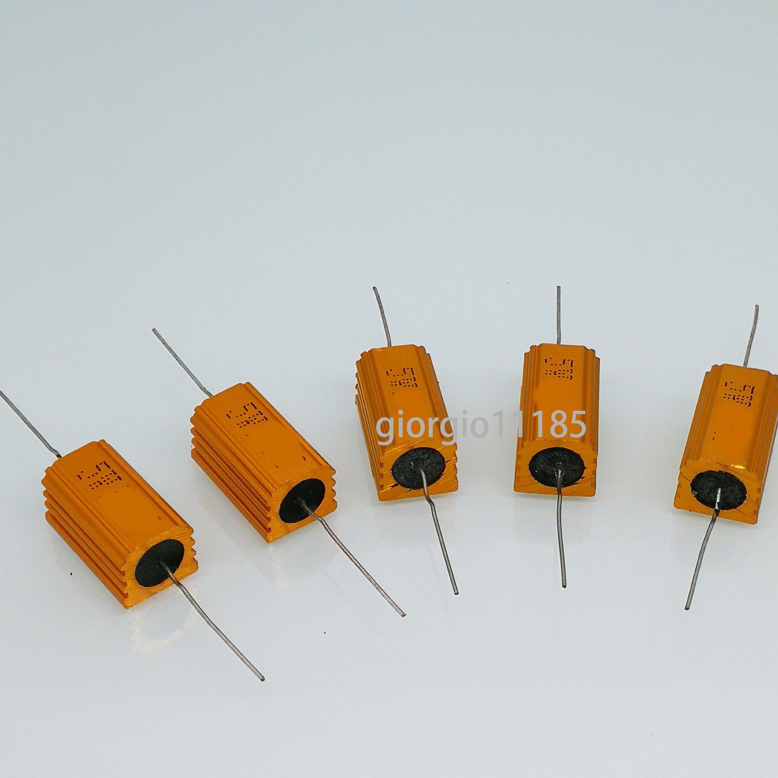 US Stock 5pcs 18 ohm 18R 5W Watt Aluminum Housed Metal Case Wirewound Resistors