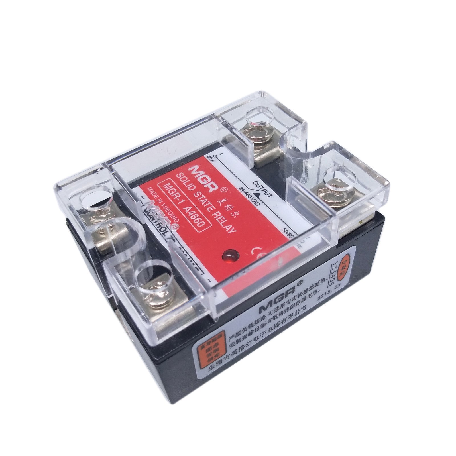 AU Stock H60A Solid State Relay SSR AC-AC Input 70-280V AC Load 24-480V AC A4860